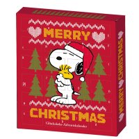 Glückskeks-Adventskalender Peanuts mit 24 Glückskeksen und liebevollen Sprüchen