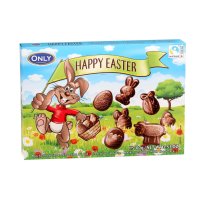 Heidel Osterkalender Schokolade 50g & Happy Easter Schokoladenfiguren 100g